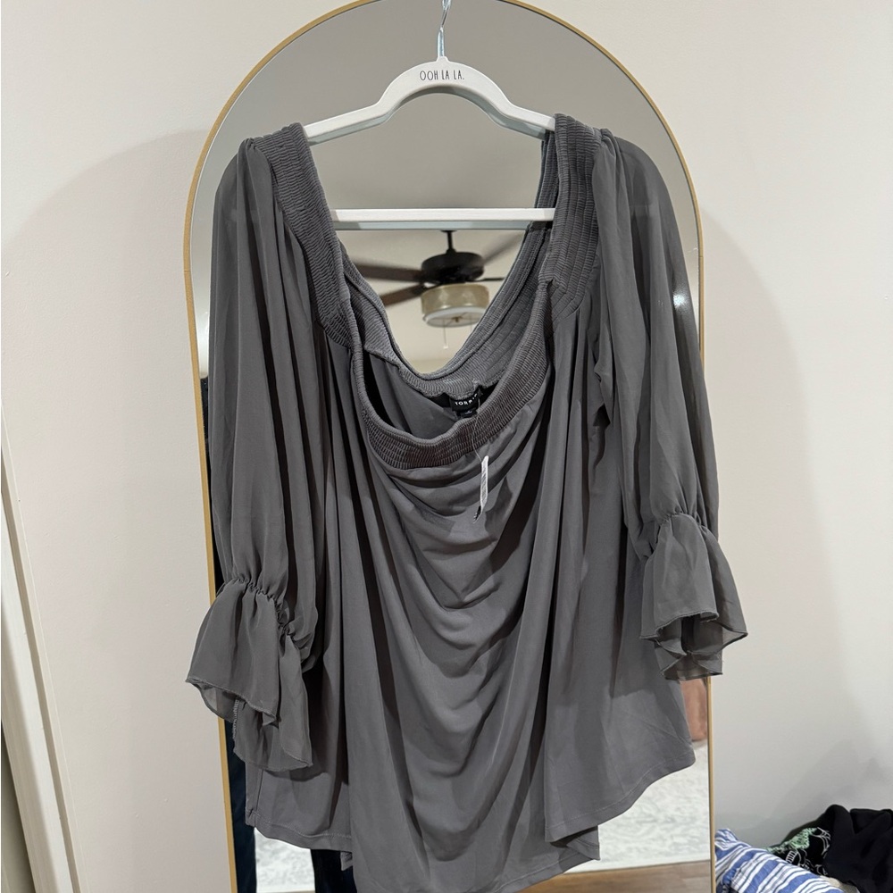 Torrid Dark Gray Women's Blouse 4